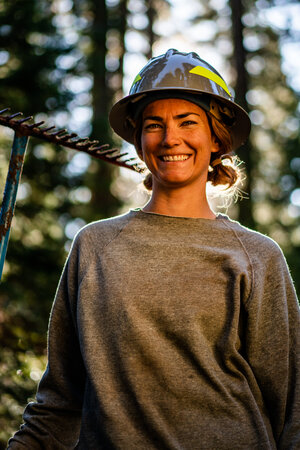 Working in the forest