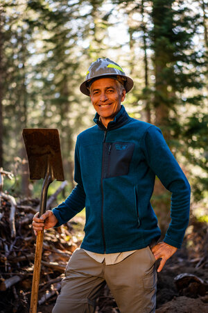 Working in the forest