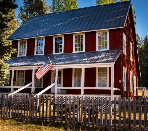 Old home that has been renovated