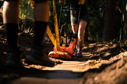 Grading the Gateway Trail